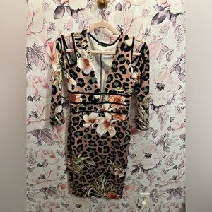 Peep Shoulder Hottie Dress Size S